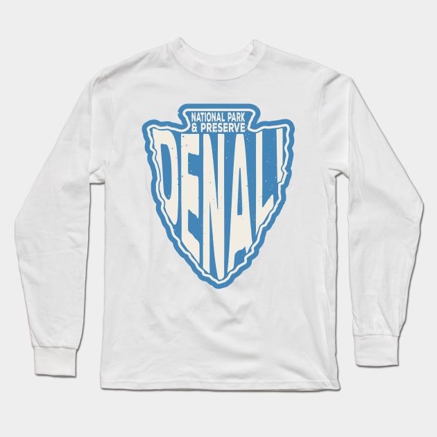 Denali National Park & Preserve name arrowhead Long Sleeve T-Shirt by nylebuss